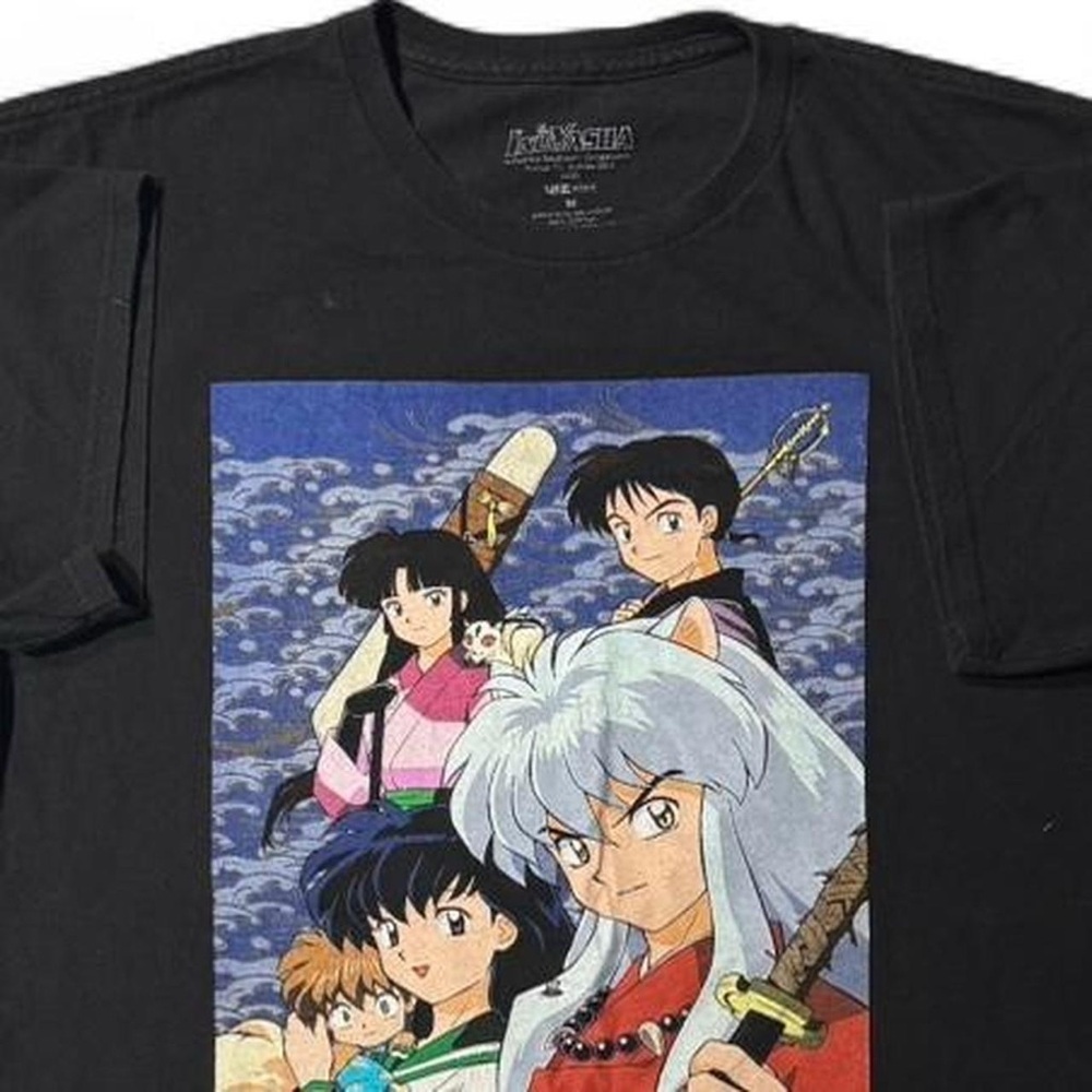 INUYASHA 2009 BLACK ANIME TEE MEDUIM
